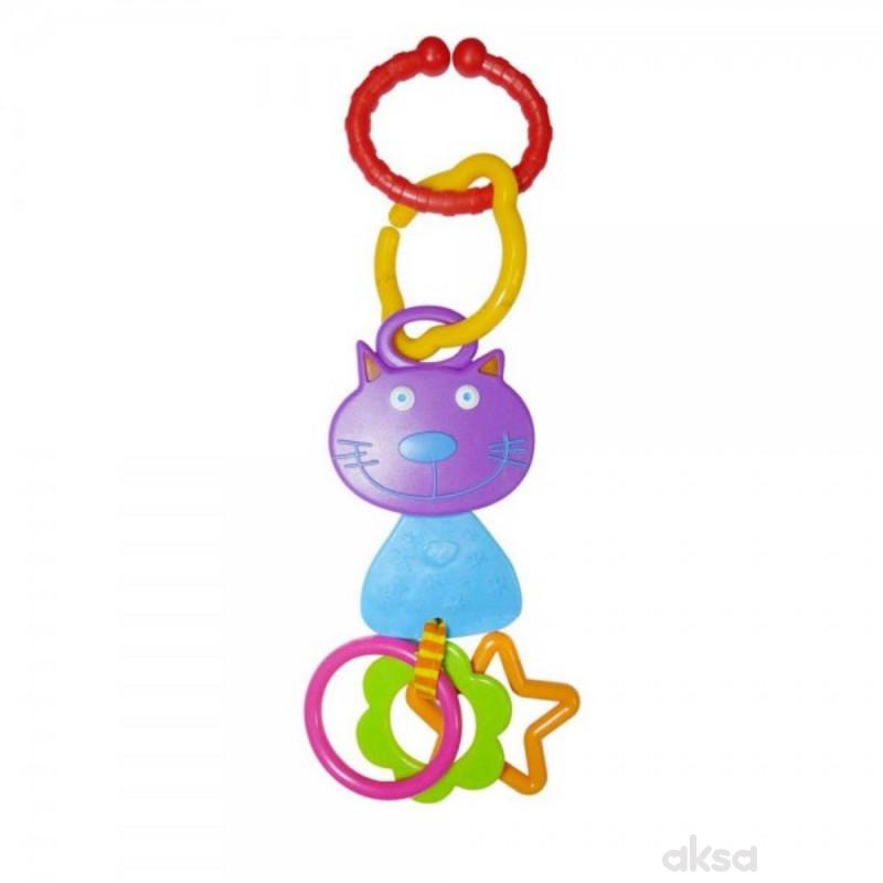 Biba Toys zvečka-glodalica maca