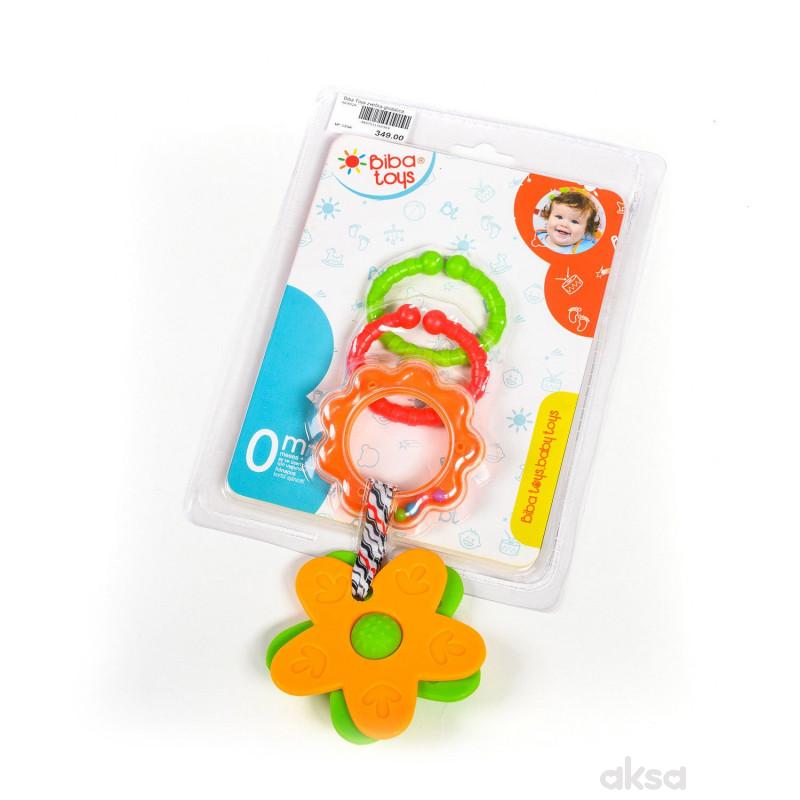 Biba Toys zvečka-glodalica cvetić