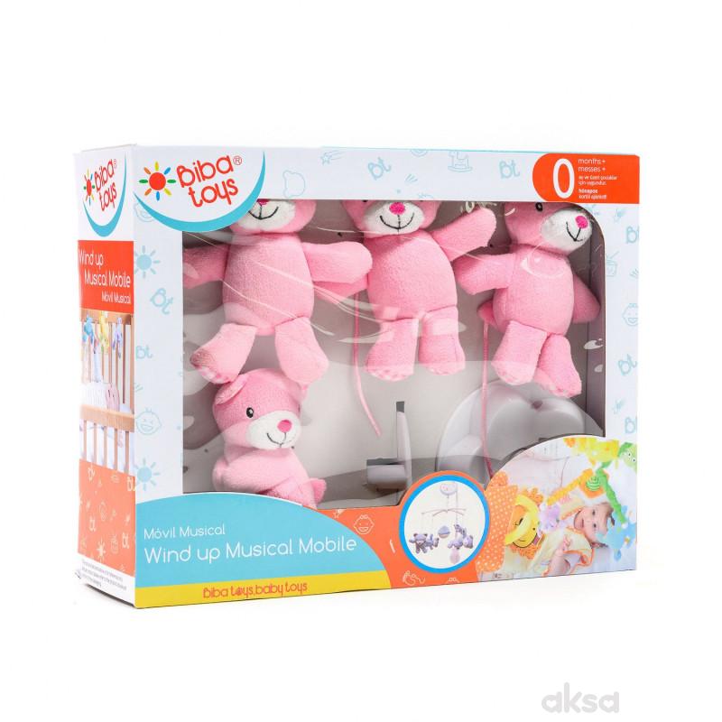 Biba Toys muzička vrteška veseli medvedići