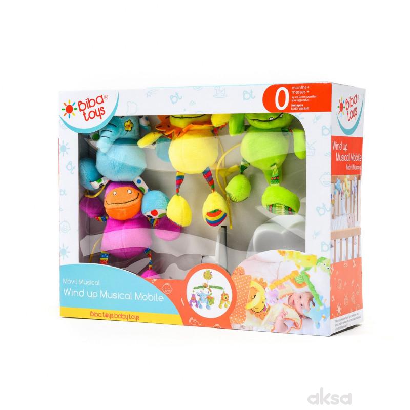 Biba Toys muzička vrteška drugari iz džungle - lux