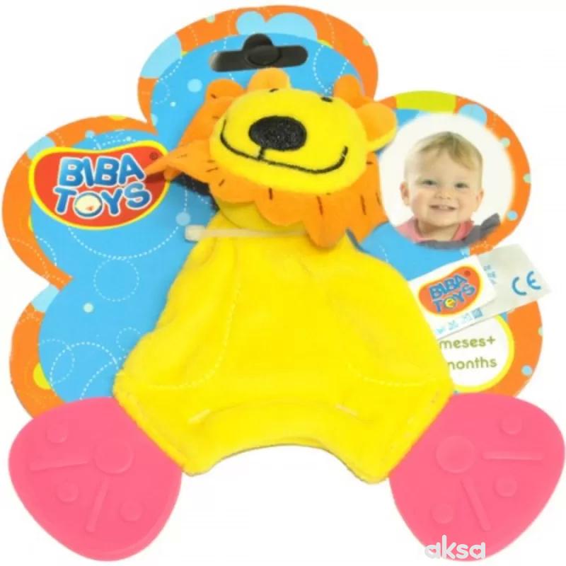 Biba Toys zvečka glodalica - kuca, lav i kravica