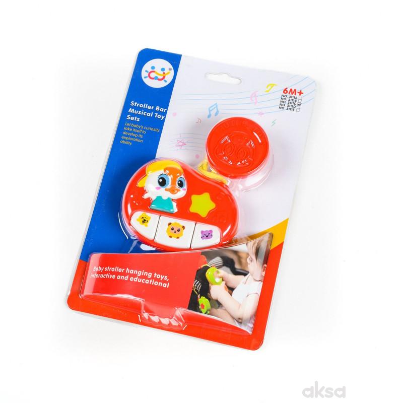 Huile toys muzička igračka za kolica klavijatura