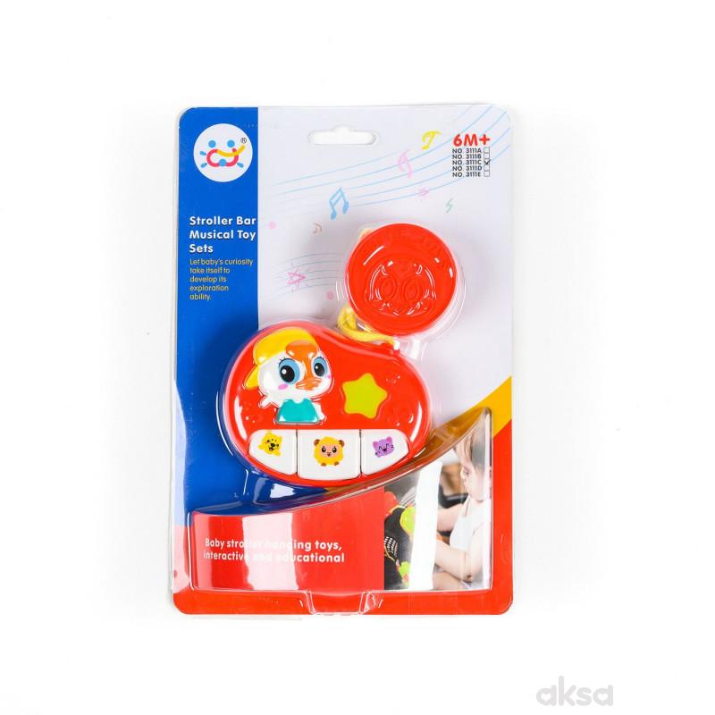 Huile toys muzička igračka za kolica klavijatura