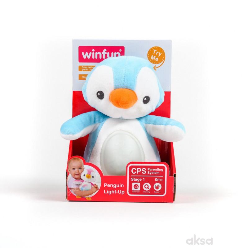 Win Fun igračka Svetleći pingvin plava