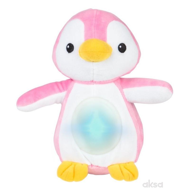 Win Fun igračka Svetleći pingvin roze