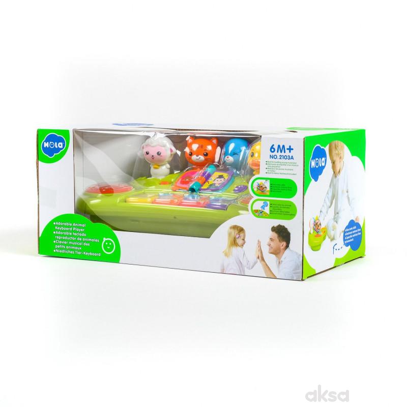 Huile toys igračka klavijatura sa životinjama