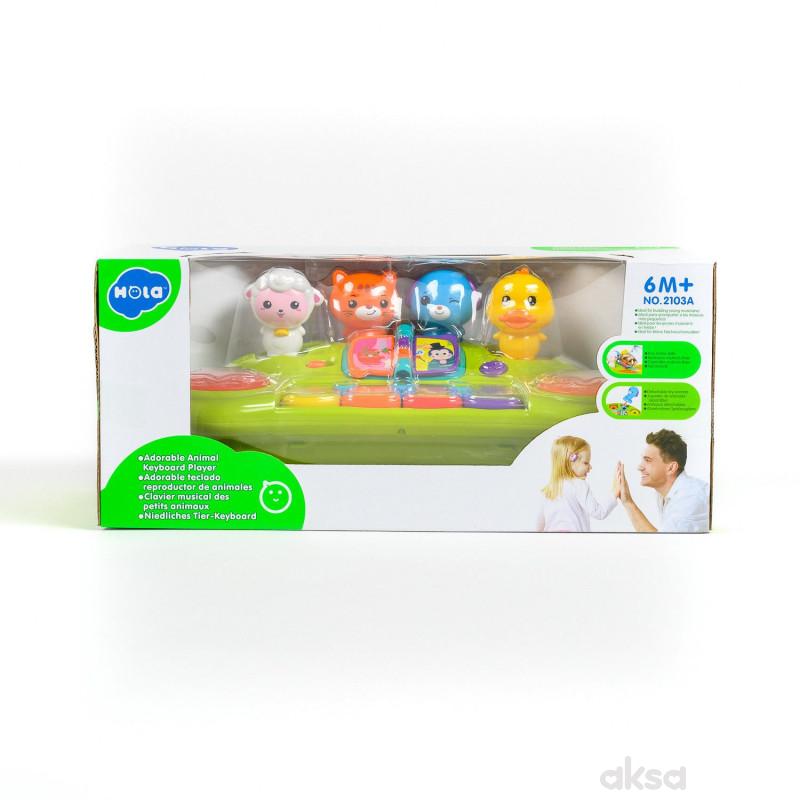 Huile toys igračka klavijatura sa životinjama
