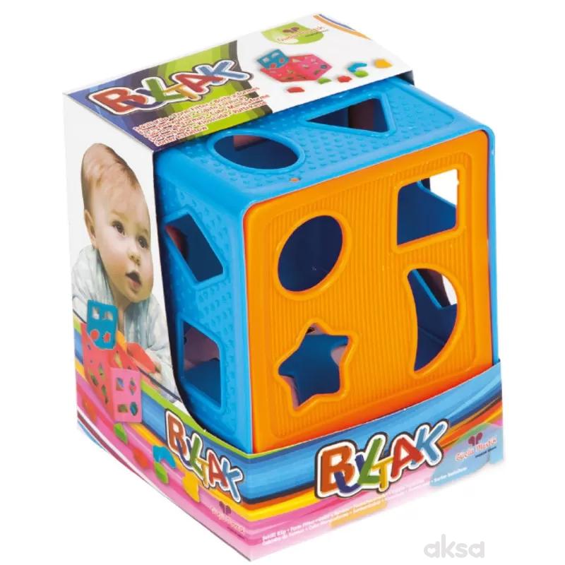 Edukativna kocka za bebe, sorter oblika 
