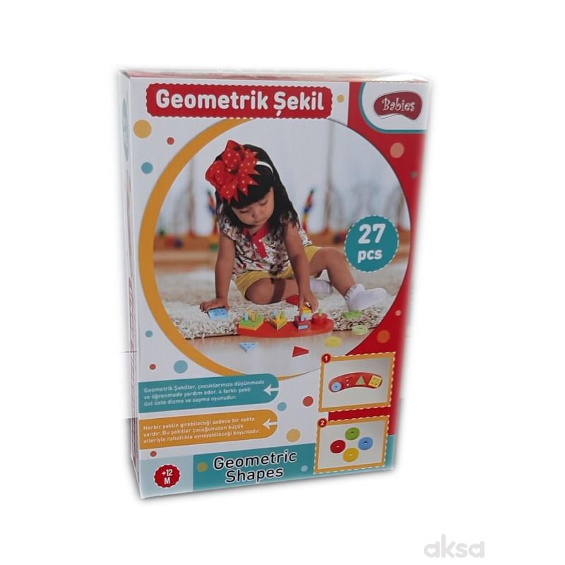 Set za bebe geometrijski oblici