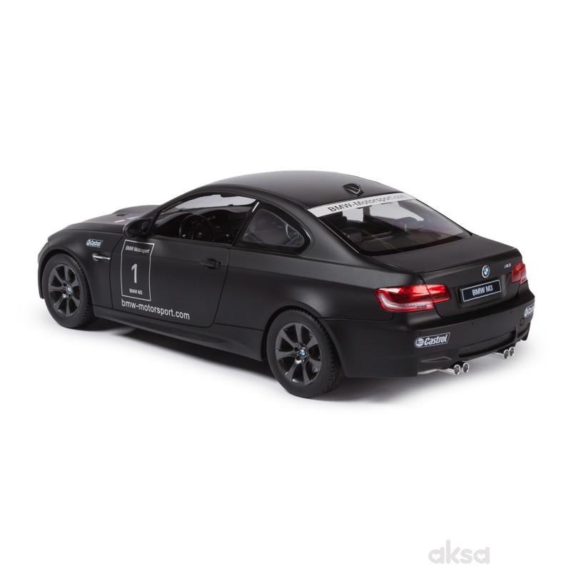 Rastar RC BMW M3 sa volanom 1:14 - crn, bel