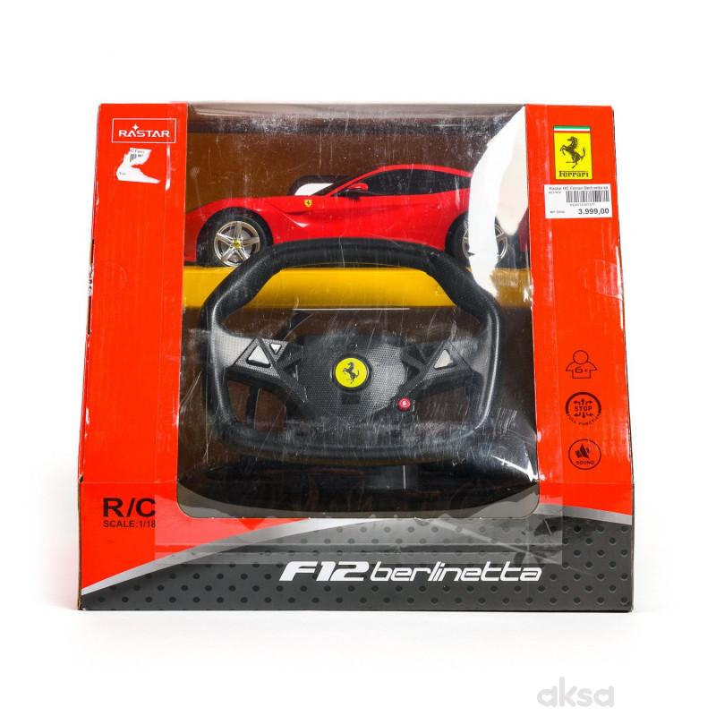 Rastar RC Ferrari Berlinetta sa volanom 1:18-crv