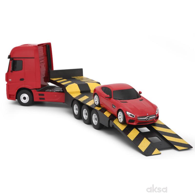 Rastar set Mercedes Actros 1:26/Mercedes GT 1:24
