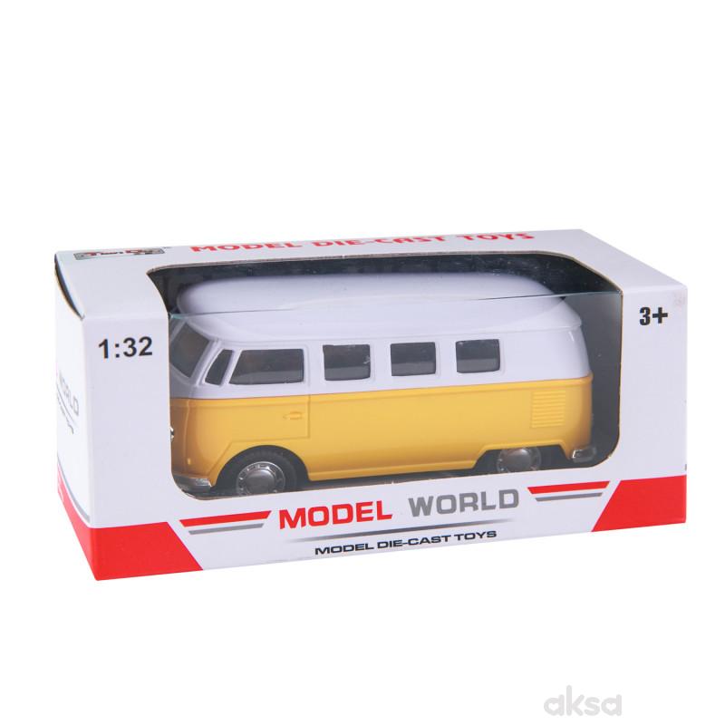 HK Mini igračka, automobil 1:32 - bus old timer