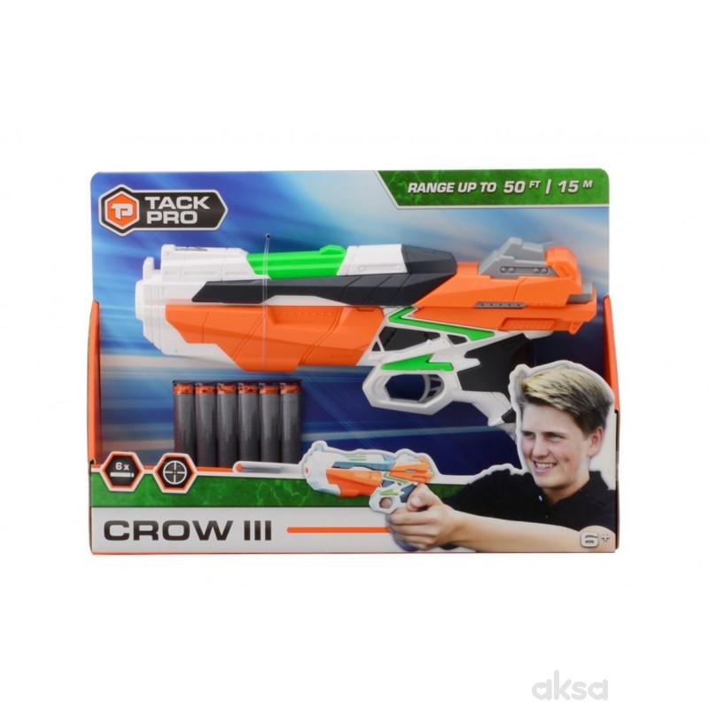 Tack Pro Shooter Pistolj 29cm sa svetlom 6 metaka