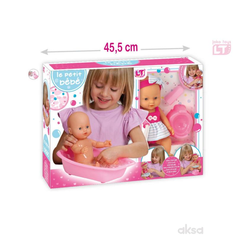 Loko toys, lutka sa flašicom,nošom i kadicom,29 cm