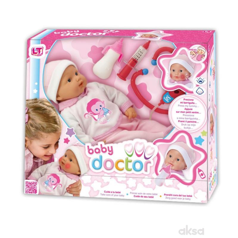 Loko toys, lutka Doktor set, 43 cm