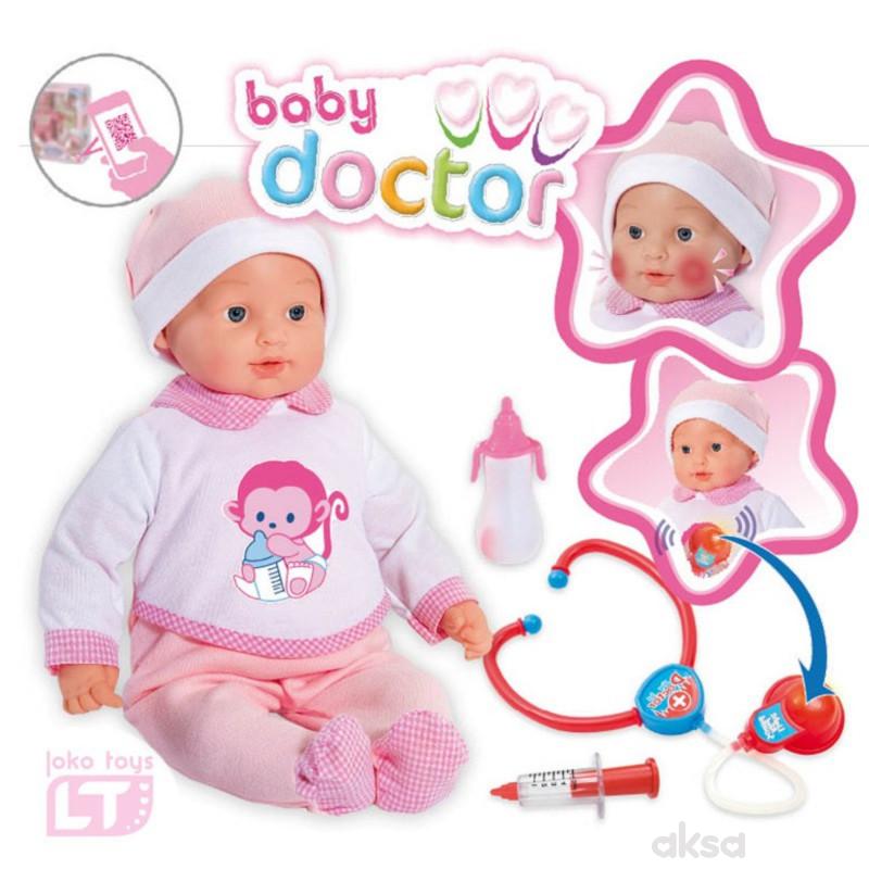 Loko toys, lutka Doktor set, 43 cm
