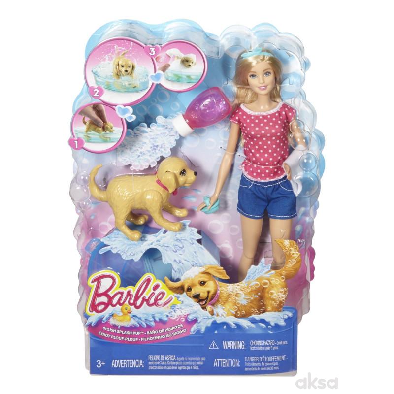Barbie i kuca u bazenu 