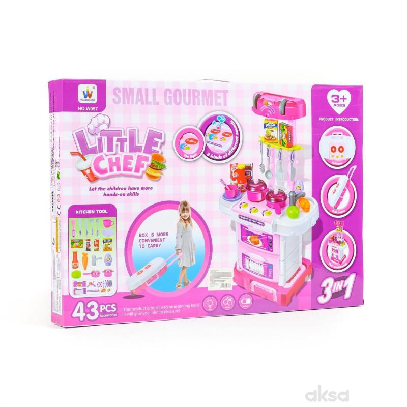 Qunsheng Toys, igračka kuhinjski set 3 u 1