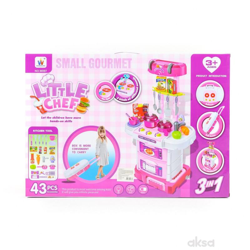 Qunsheng Toys, igračka kuhinjski set 3 u 1