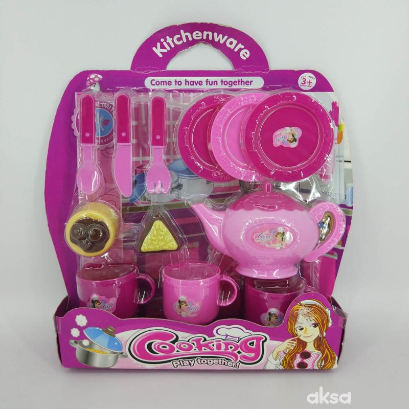 Hk Mini, igračka set za čajanku plastični