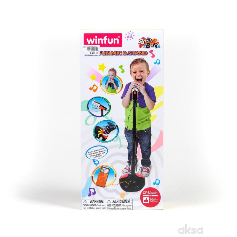 Win Fun igračka Mikrofon sa stalkom