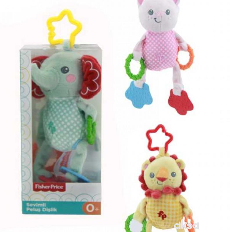 Fisher Price pliš zvečka i glodalica na potez