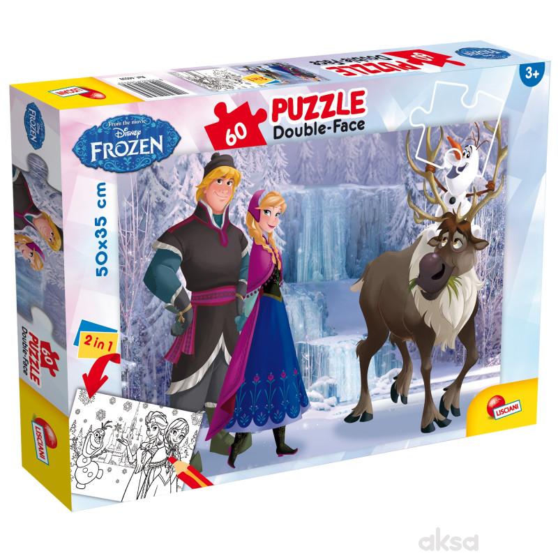 Lisciani Slagalica Frozen 2u1 složi i 60pcs