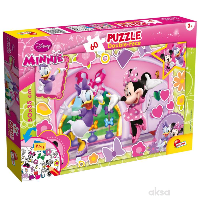 Lisciani60pcs Minnie 2u1 slozi I oboji