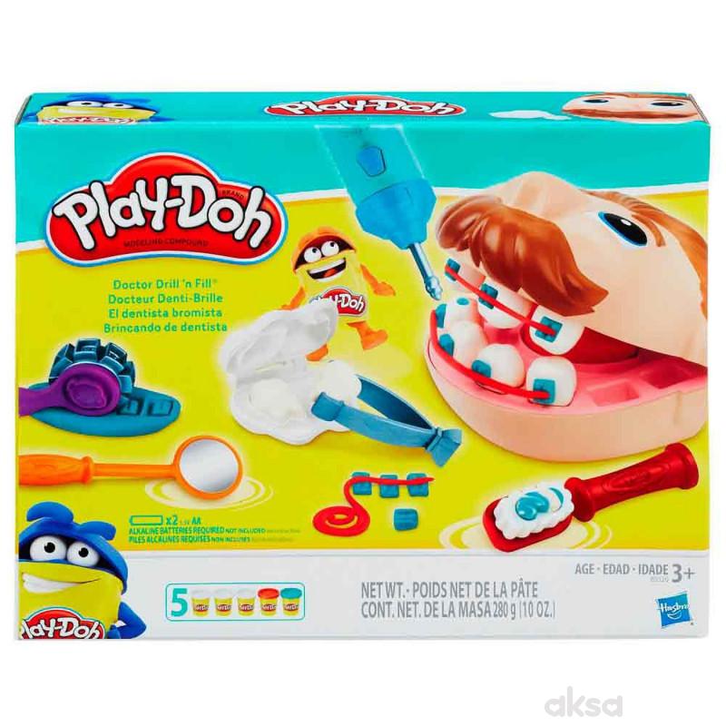 Play-doh plastelin set zubar