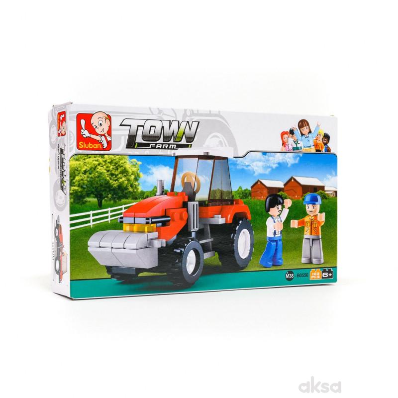 Sluban kocke, traktor