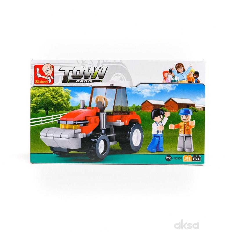 Sluban kocke, traktor