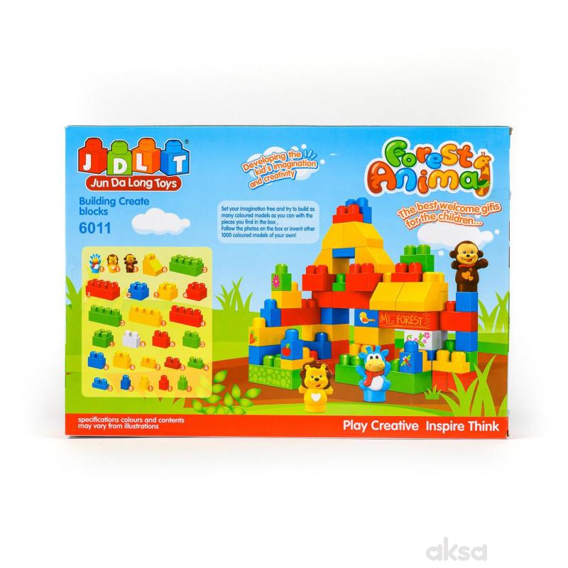HK Mini kocke, šumske životinje, 82 dela