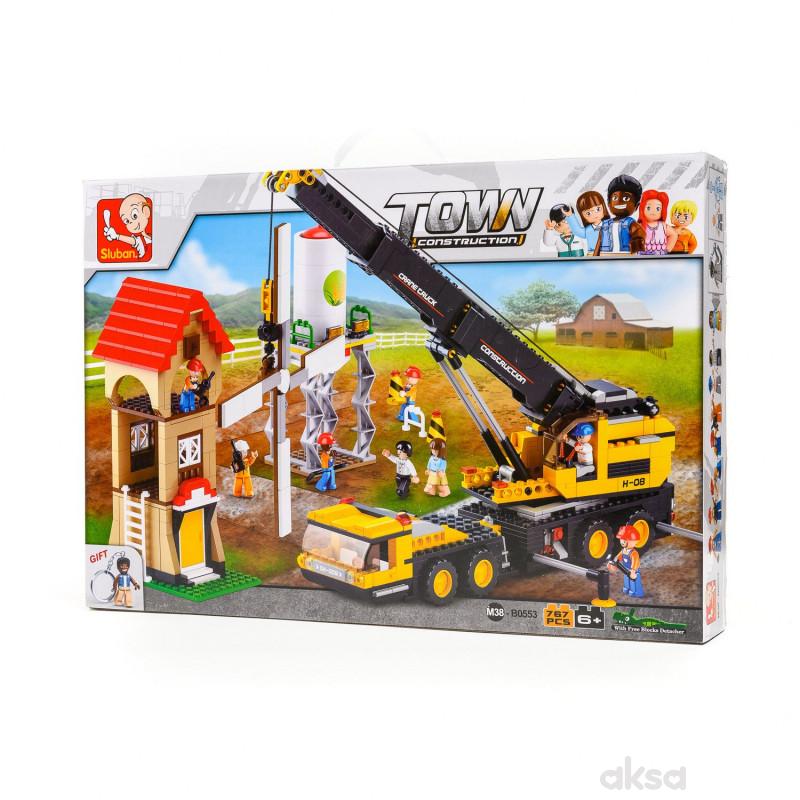 Sluban kocke, kran, 767 kom