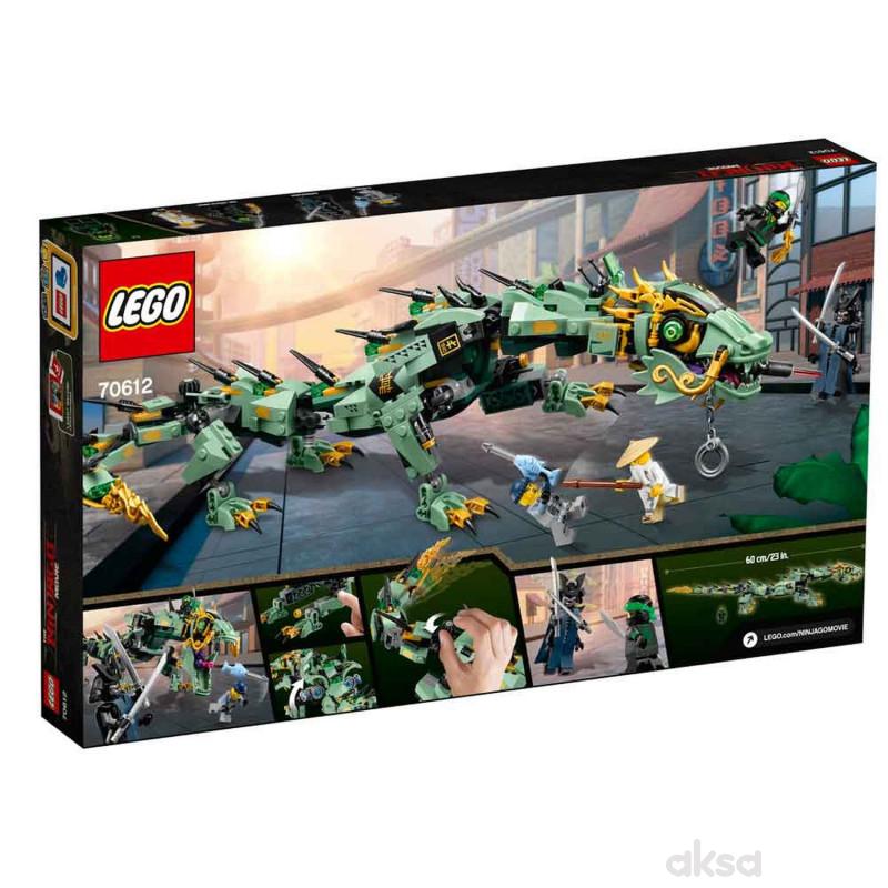Lego Ninjago movie green ninja mech dragon