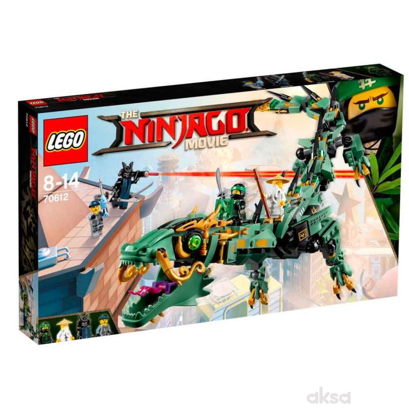 Lego Ninjago movie green ninja mech dragon