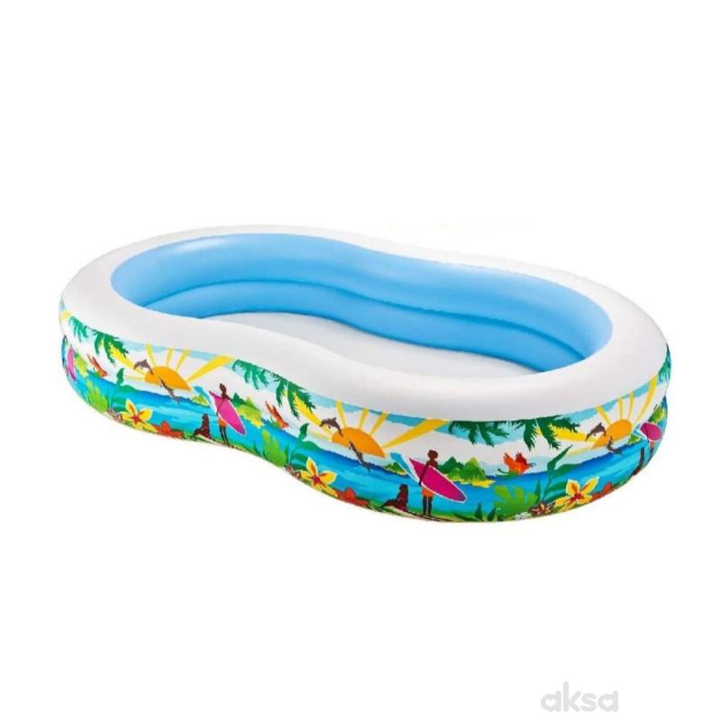 Intex bazen veliki, sa printom, 262x160x46