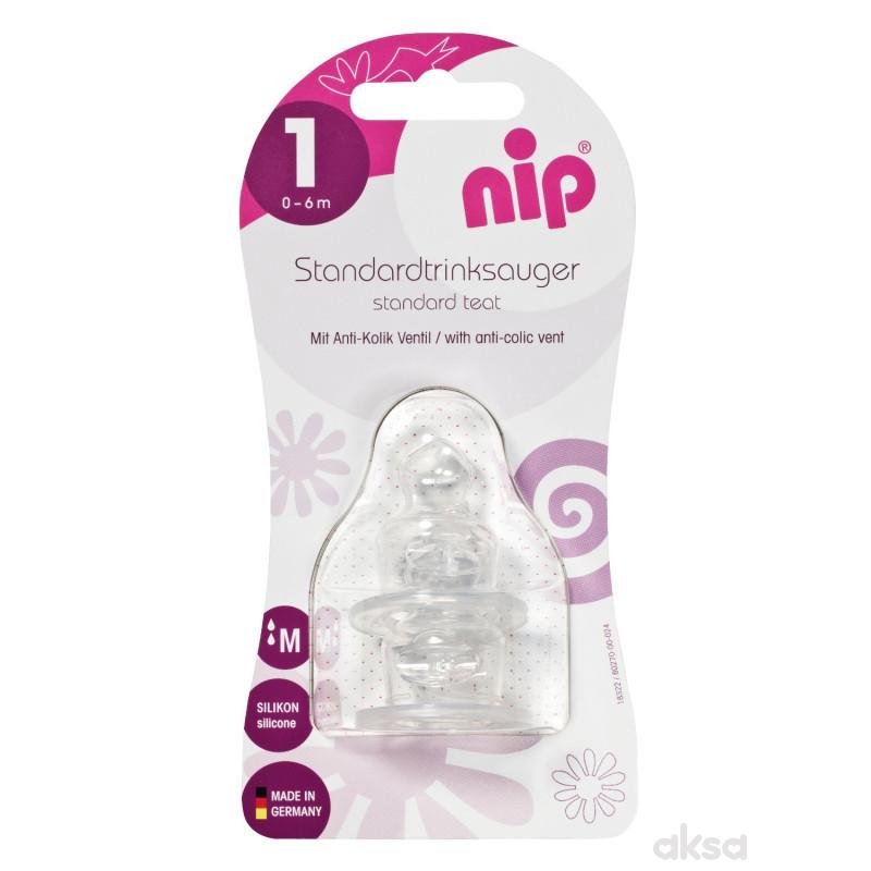 Nip cucla ventilom protiv grčeva silikon 1M 2kom