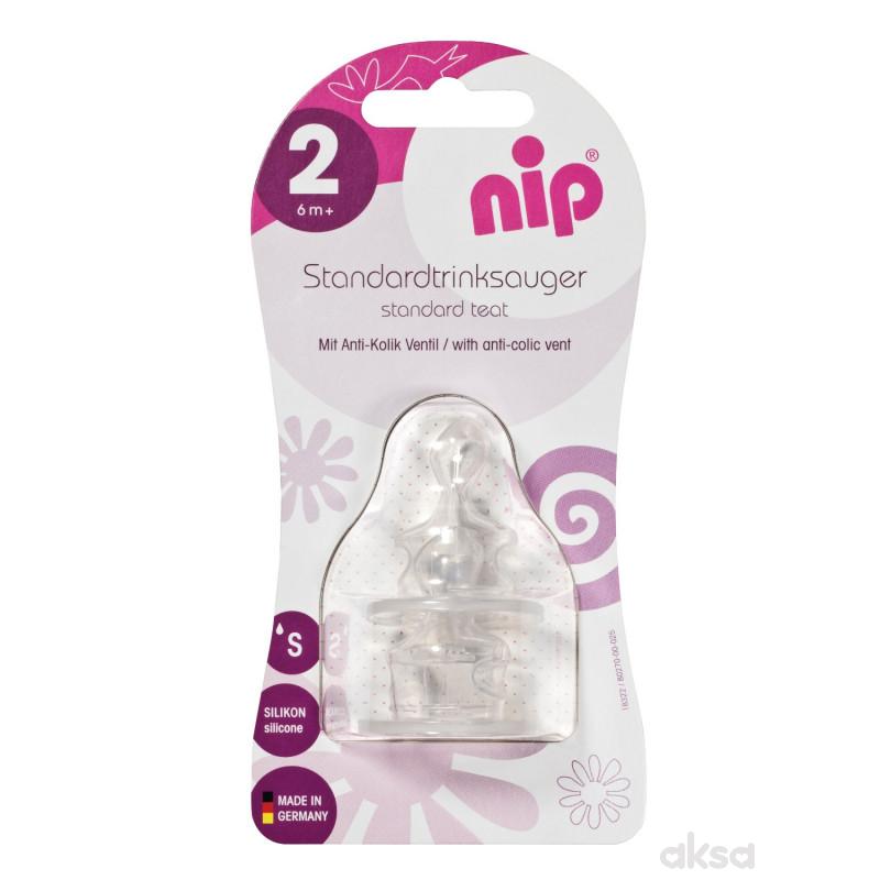 Nip cucla ventilom protiv grčeva silikon 2S 2kom