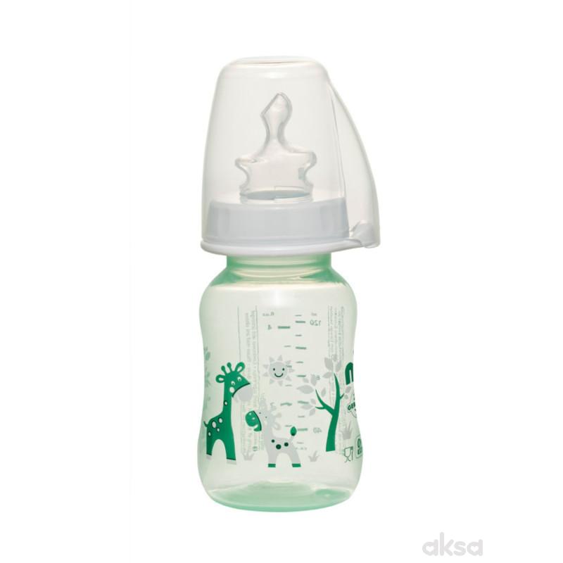 Nip PP flašica Trendy Unisex 125 ml sil.cucla 0-6m