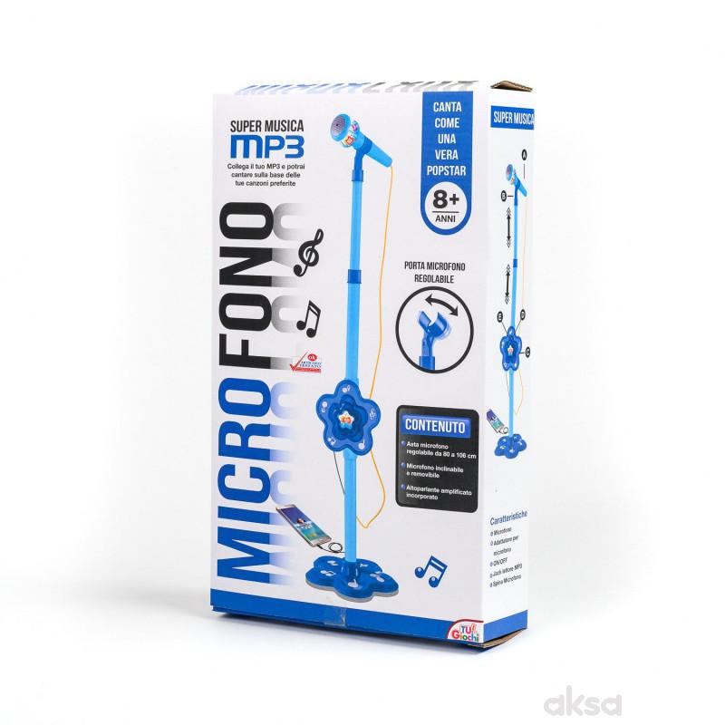 Hk mini igračka, mikrofon plavi
