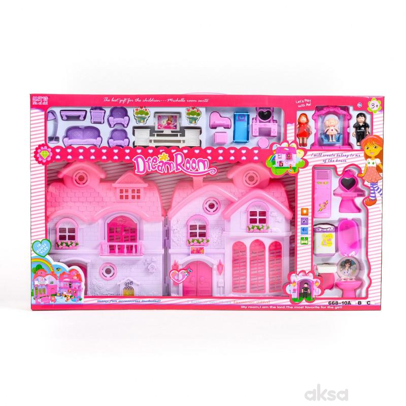 Hk mini igračka kuća za princeze 