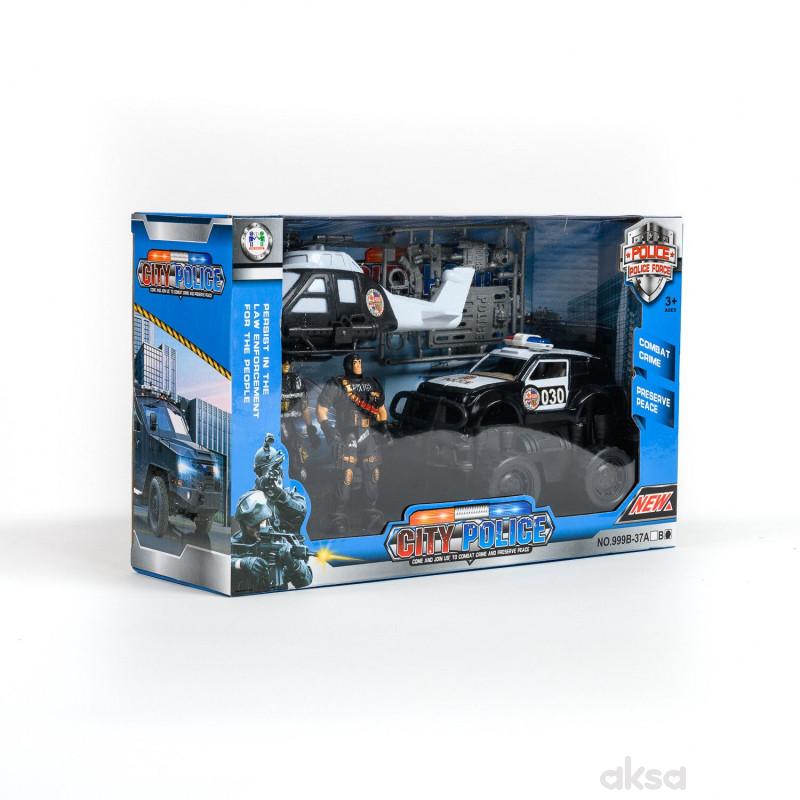 Hk mini igračka, policijski gradski set mini