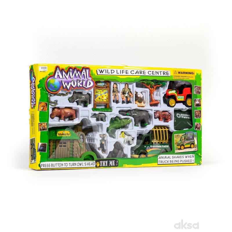 Hk mini igračka, set zivotinjski svet