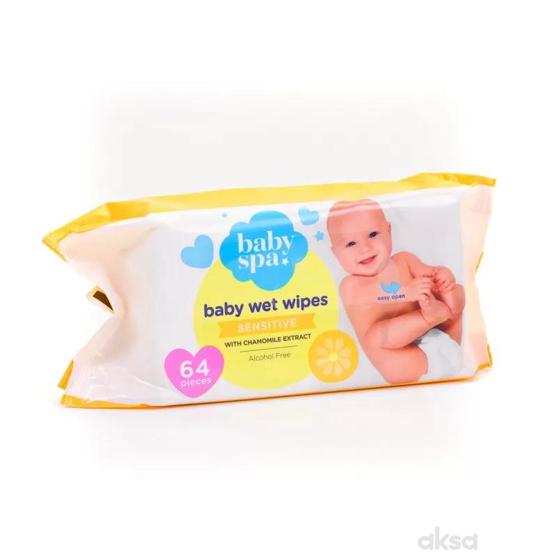 Baby spa vlažne maramice sens. sa kamilicom 64kom
