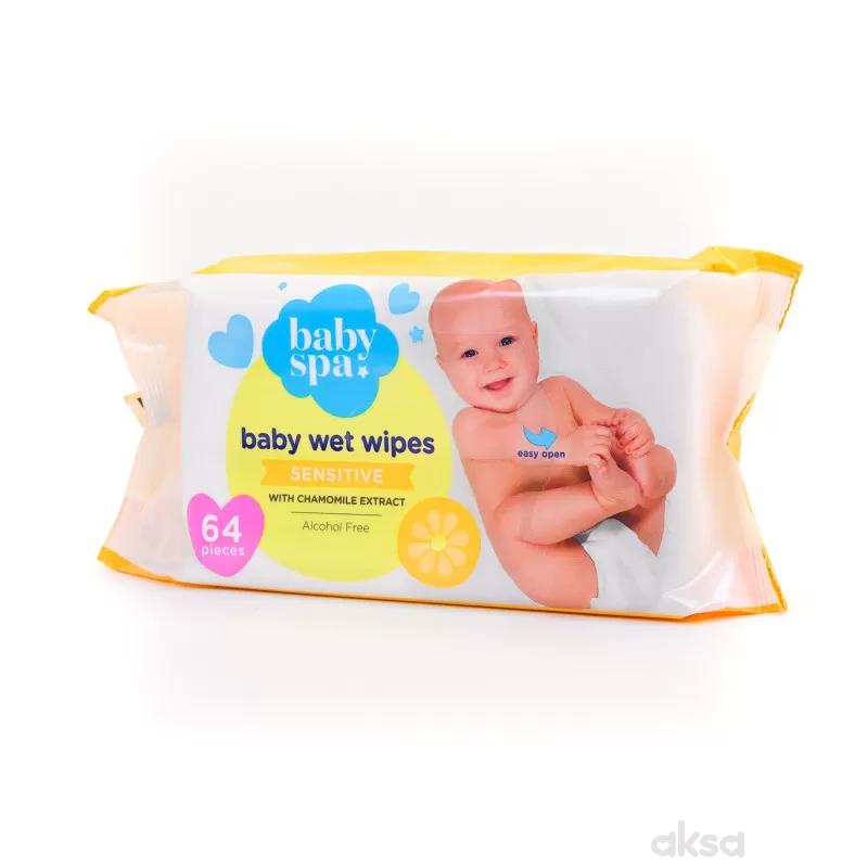 Baby spa vlažne maramice sens. sa kamilicom 64kom