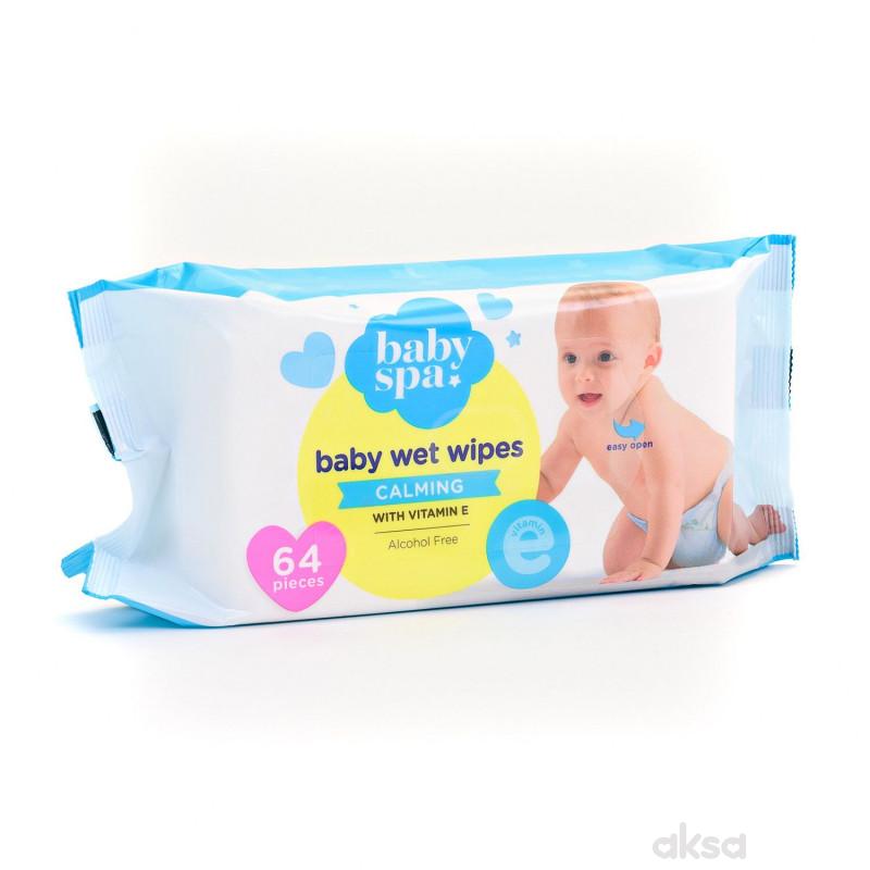 Baby spa vlažne maramice sa vitaminom E 64kom