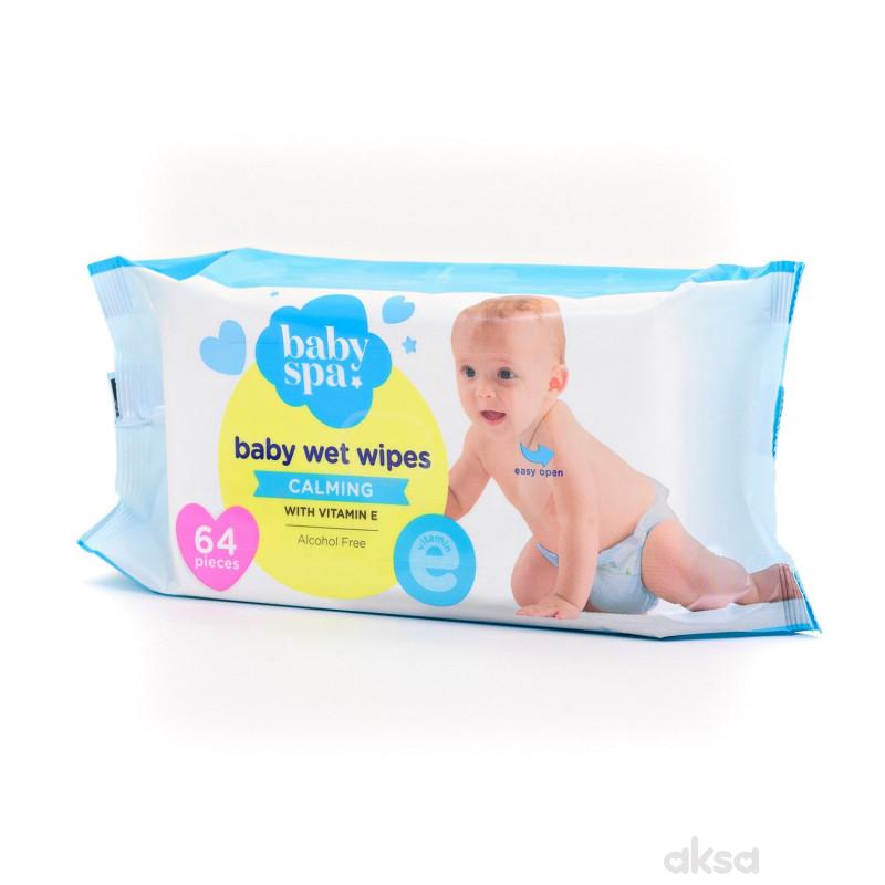 Baby spa vlažne maramice sa vitaminom E 64kom
