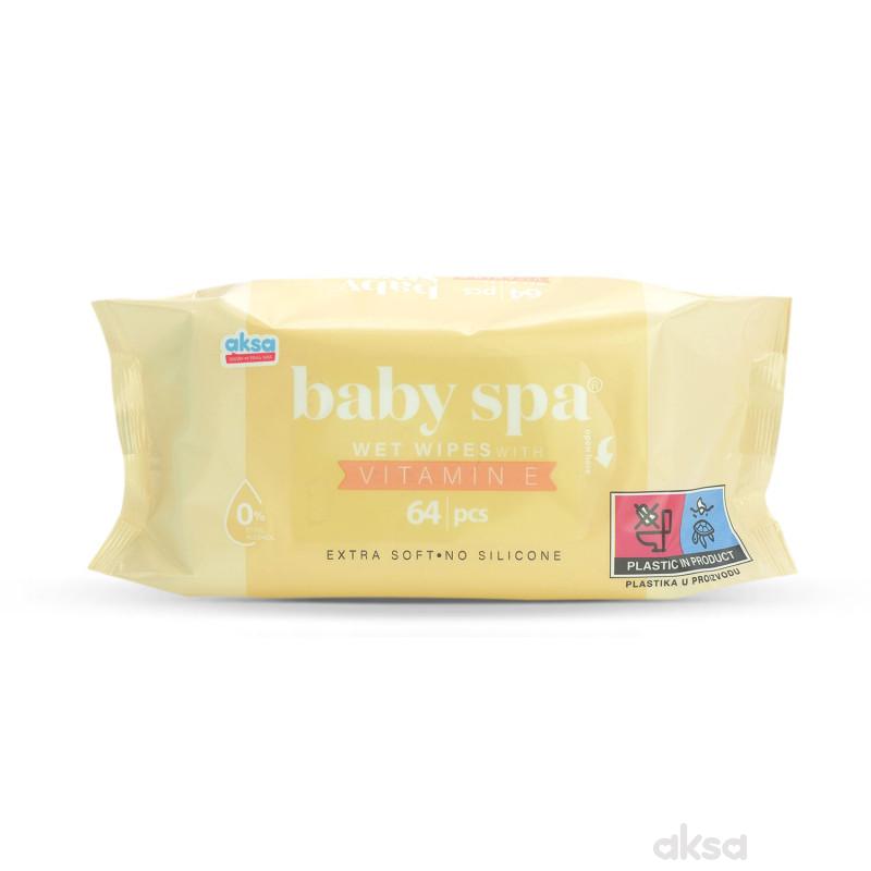 Baby spa vlažne maramice sa vitaminom E 64kom