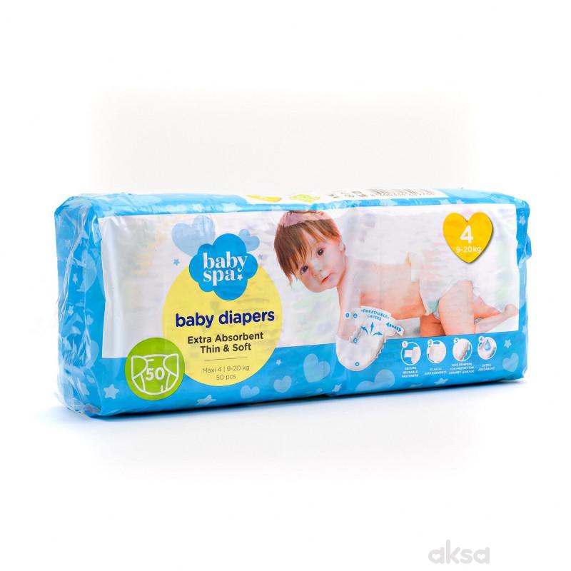 Baby spa pelene 4 maxi 9-20kg 50kom